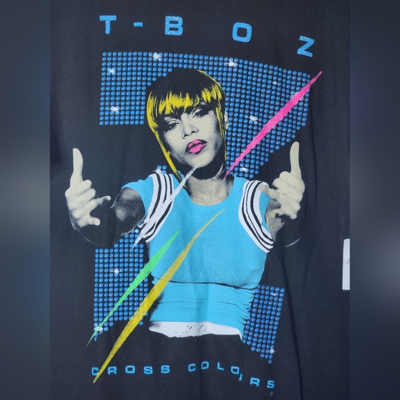 Cross Colours T-BOZ TLC 90s T-shirt - Picture 5 of 5